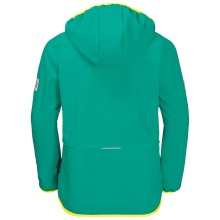 Jack Wolfskin Softshelljacke Fourwinds (wind-& wasserabweisend) mintgrün Kinder/Jugendliche